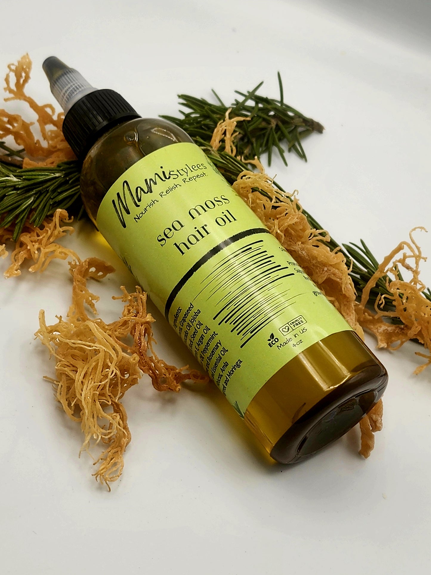 Sea Moss Infused Hair Oil